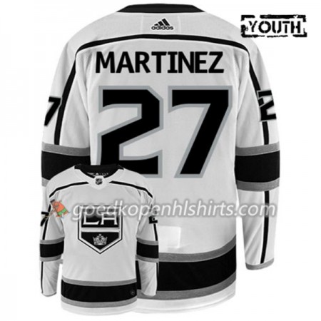 Los Angeles Kings ALEC MARTINEZ 27 Adidas Wit Authentic Shirt - Kinderen